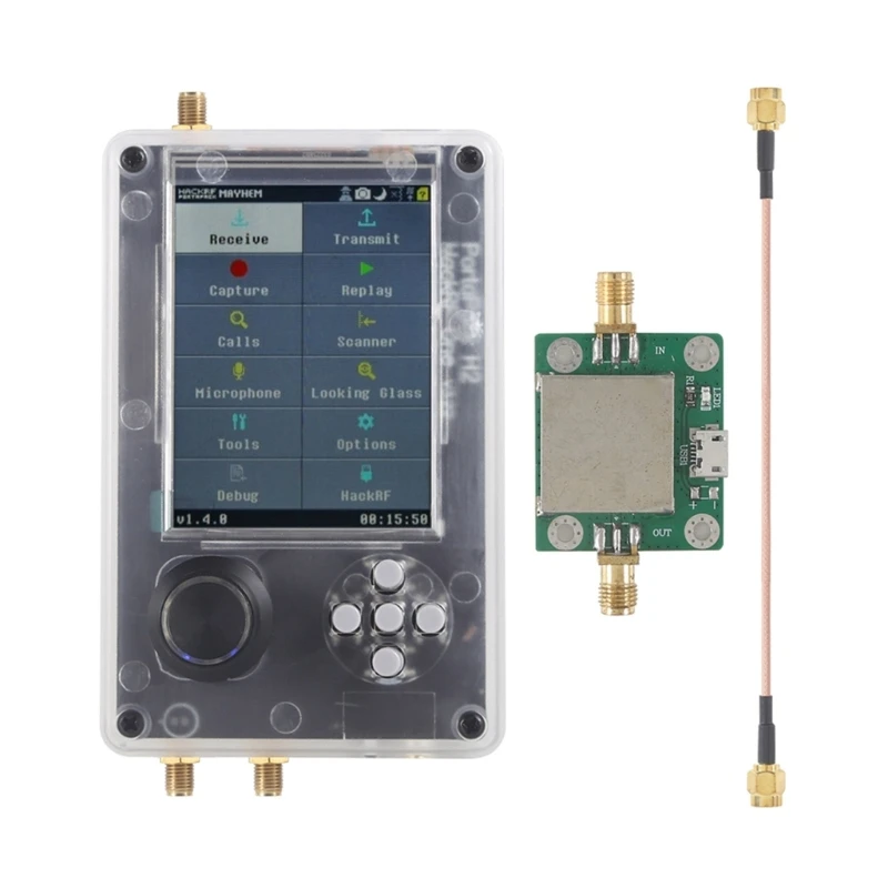 

Портативный беспроводной радиоприемник SDR с 3,2-дюймовым TFT-дисплеем Радиообучающая доска Простая эксплуатация для мониторинга