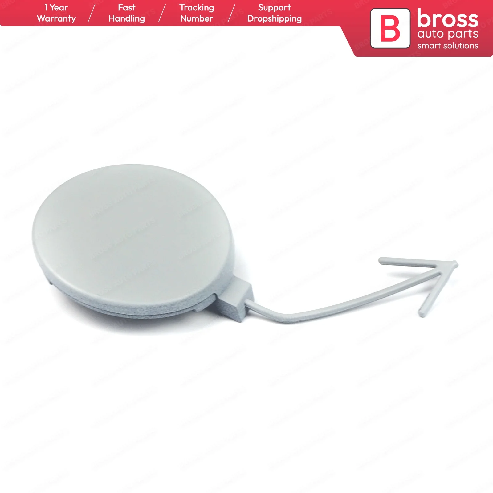 

Bross Auto Parts BSP1090 Front Bumper Grille Tow Hook Eye Cover Cap 5F0807241C for Seat Leon 3 Facelift 2017-2020 Fast Handling