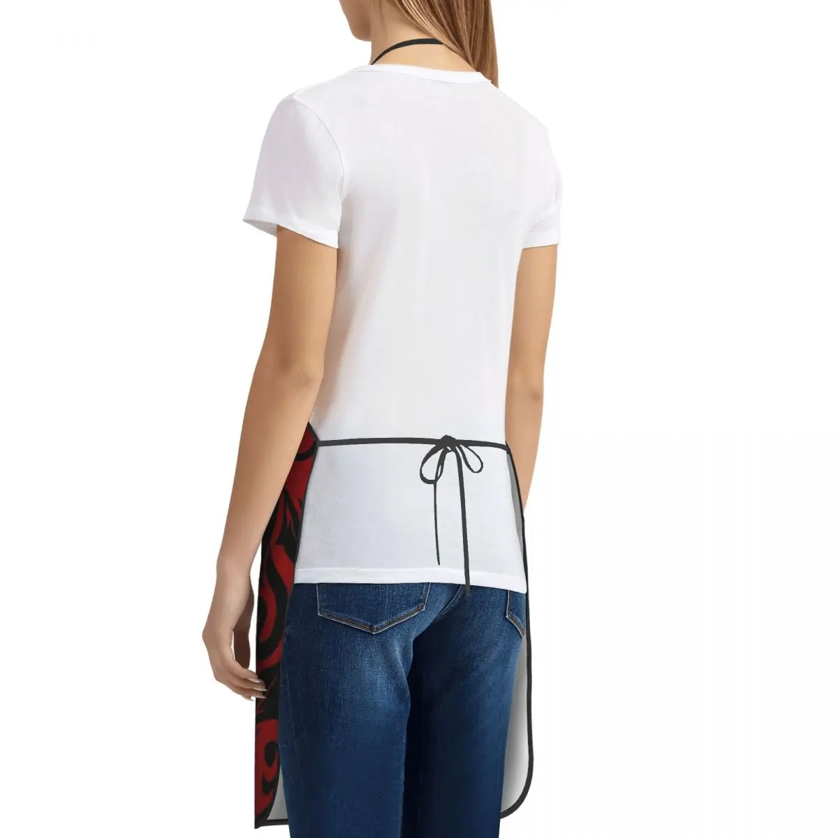 Фартук Damask-с надписью Hail Satan водонепроницаемый нагрудник для шеф-повара кухни