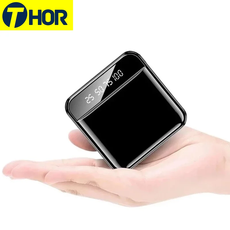 

Портативный внешний аккумулятор с ЖК-дисплеем, 10000 мАч power bank