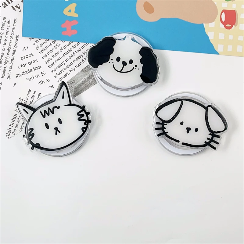 Корейский симпатичный мультяшный котенок магнитный держатель для телефона