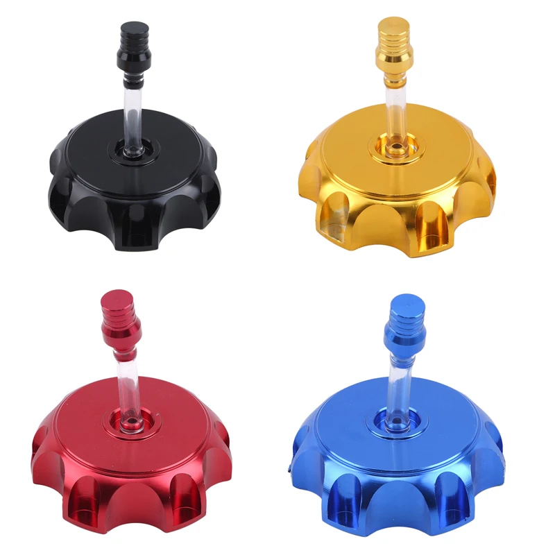 

Double CNC Aluminum Motorcycle Accessories Parts Gas Fuel Petrol Tank Cap For Dirt/Pit Bike ATV Quad For Most Motorcycles