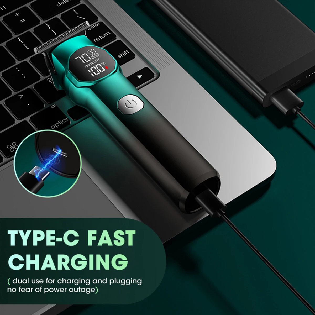 LM-661 2024 новинка Hairsalon домашняя мужская резная машинка для стрижки волос Resuxi