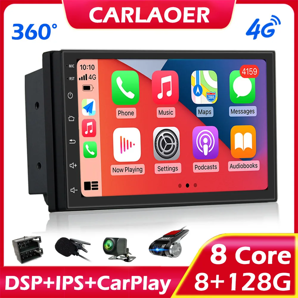  Автомагнитола 2 Din на Android 10, универсальный мультимедийный видеоплеер с 7-дюймовым экраном, GPS, для Volkswagen, Nissan, Hyundai, Kia, Toyota