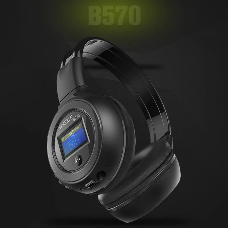 

Bluetooth-гарнитура ZEALOT B570, складная, с ЖК-дисплеем