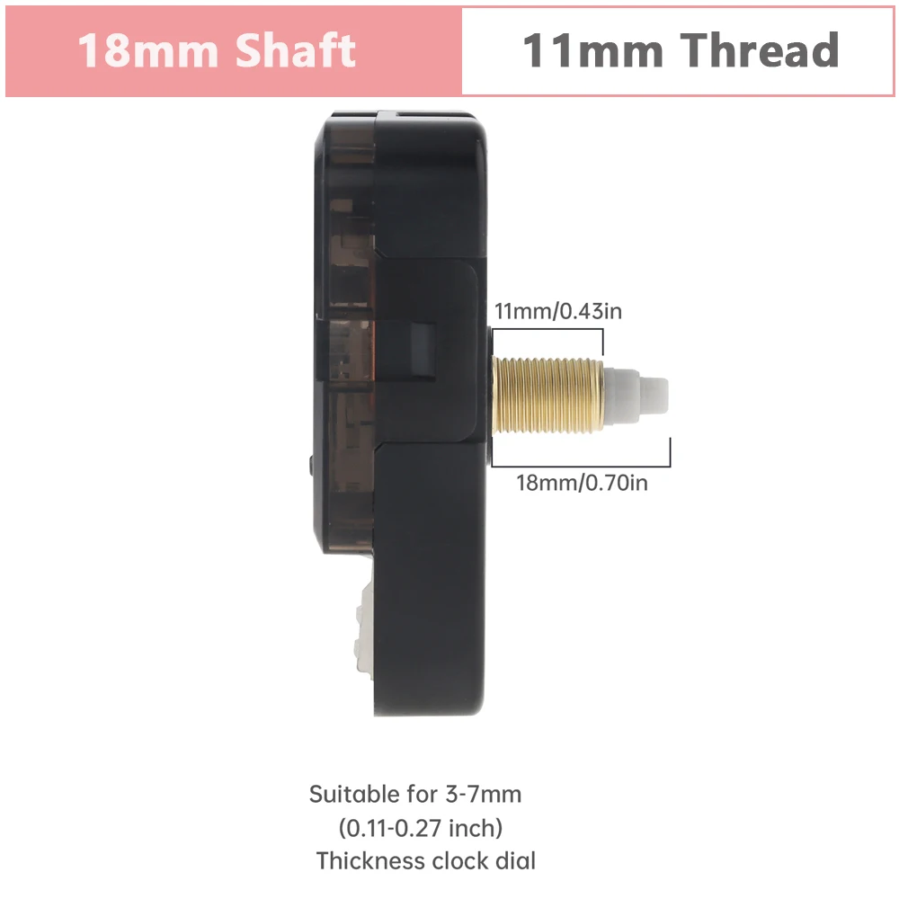 

1 шт., кварцевые бесшумные настенные часы с батарейным питанием, механизмы для DIY/ремонта, инструменты для замены часов, часы для прыжков секунды