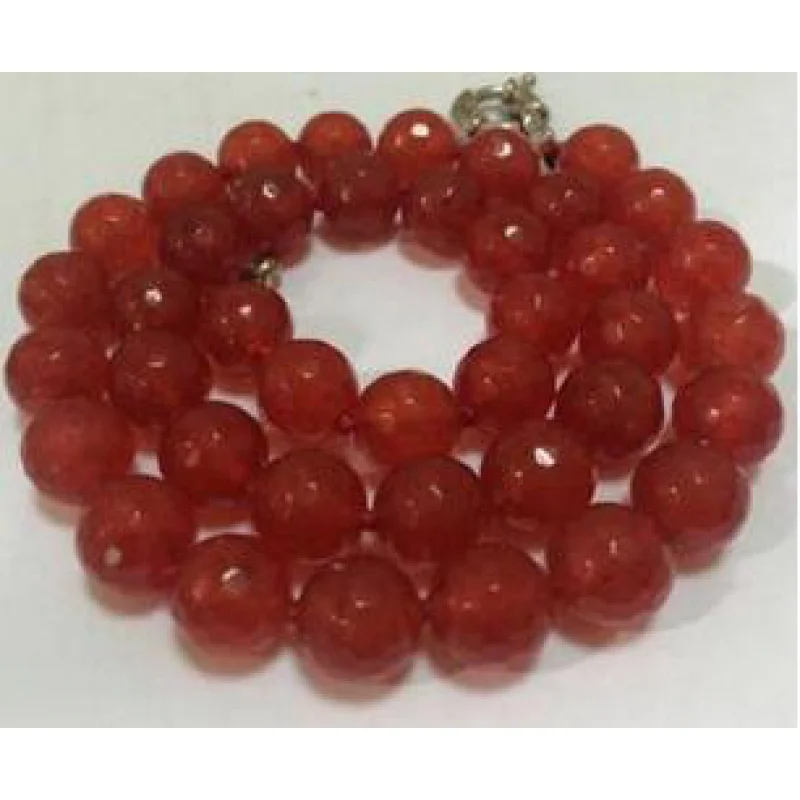 

Новое ожерелье из азуритовых граненых круглых бусин 10 мм 18 дюймов AAA