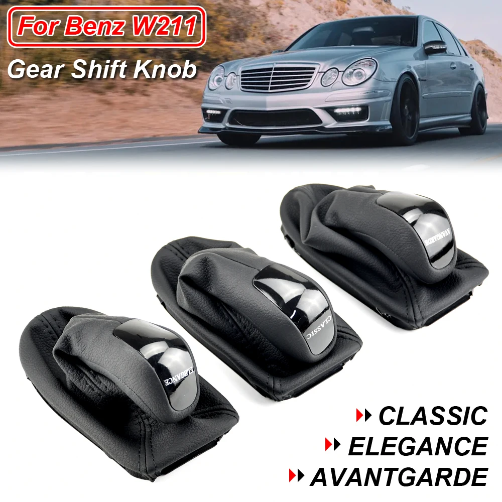 

Automatic Speed Car Shift Knob For Mercedes Benz W211 Automatic Gear Shift Knob Auto Car Manual Lever Shifter Stick Head Knob
