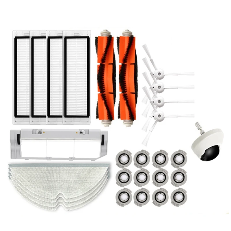 Main Side Brush HEPA Filter For Xiaomi Mi 1 1S Roborock S5 S50 Max Mijia Vacuum Cleaner Accessories