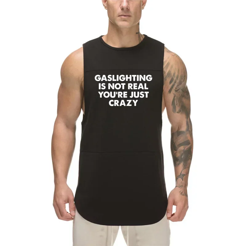 Майка мужская быстросохнущая из сетчатой ткани модная майка для тренировок в