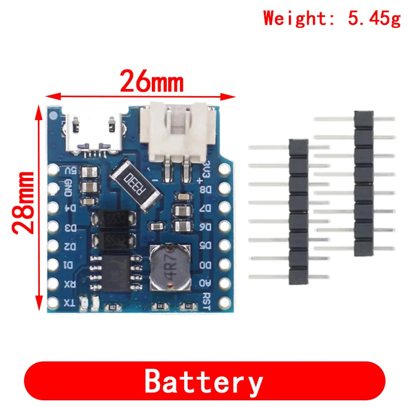 Фото Esp8266 D1 Mini Pro Wi-Fi Nodemcu Data Logger Shield Ds1307 Батарея 0,66 Oled DC Power Buzzer V1.0.0 Двойная база для Wemos Diy Kit №2