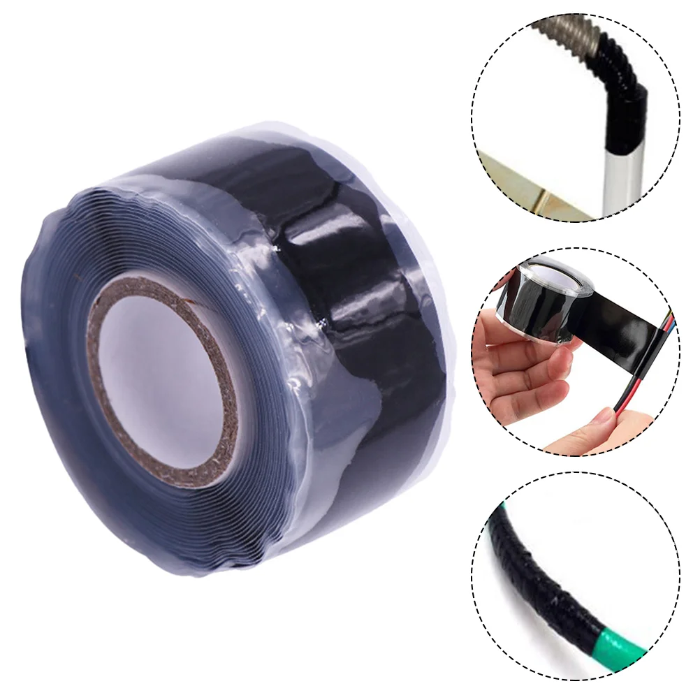 

Tape Waterproofrubber Silicone Black Hose Electrical Pipesadhesive Insulation Repairing Repair