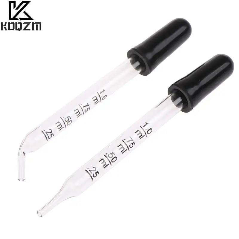 

20pcs Glass Scale Dropper Rubber Head Graduated Pipette Lab Chemistry BottleStraw Multi-purpose Droppers For School Home