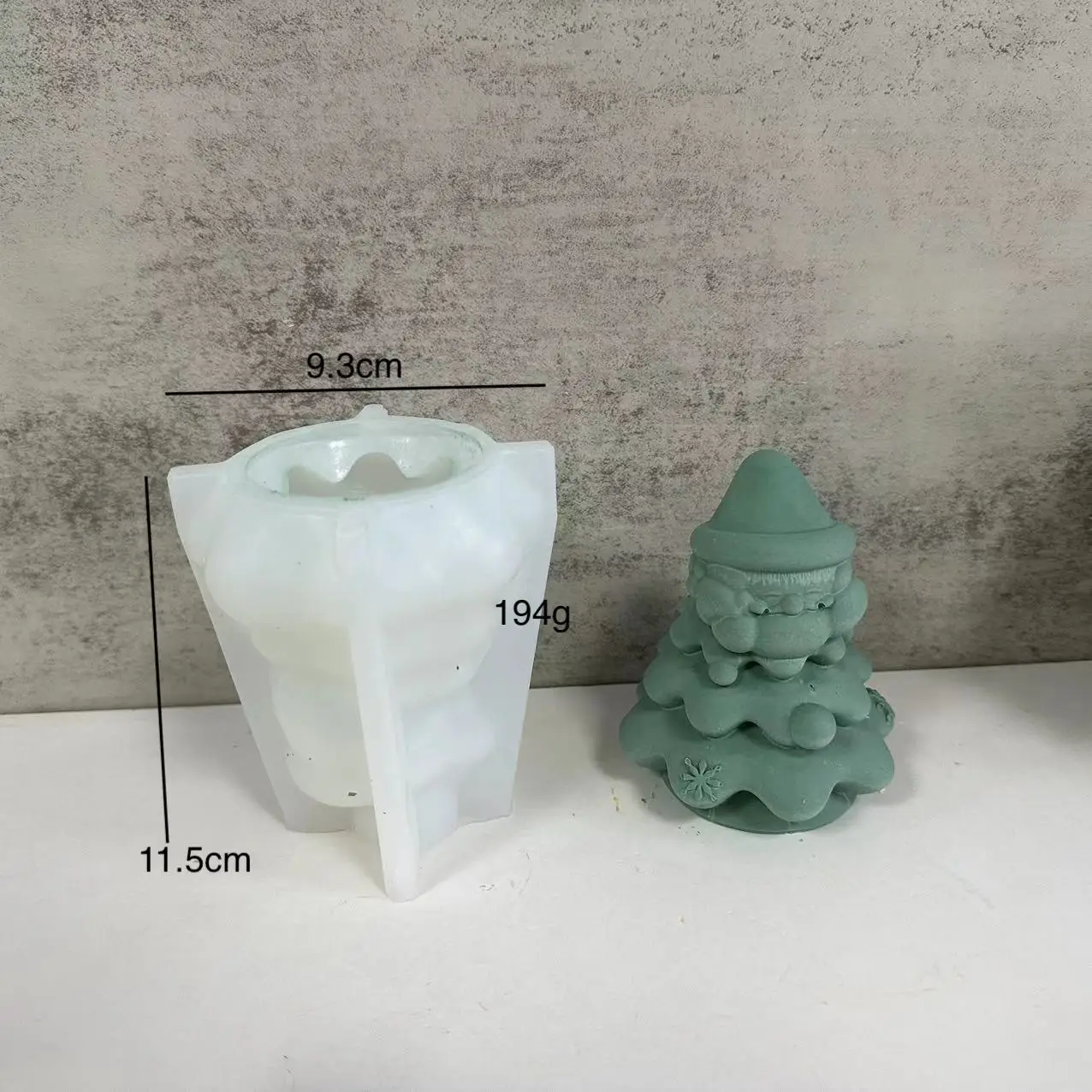 3D формы для свечей в виде сказочной рождественской елки силиконовая мультяшная