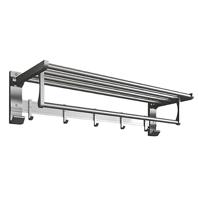 

Bathroom Toilet Towel Rack Foldable Towel Rack Paper Towel Rack Storage Hooks Hanger Bathroom Accessories