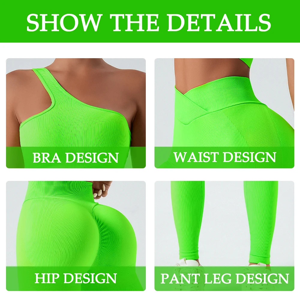 Женский комплект для йоги. Удобная нейлоновая бесшовная спортивная одежда с