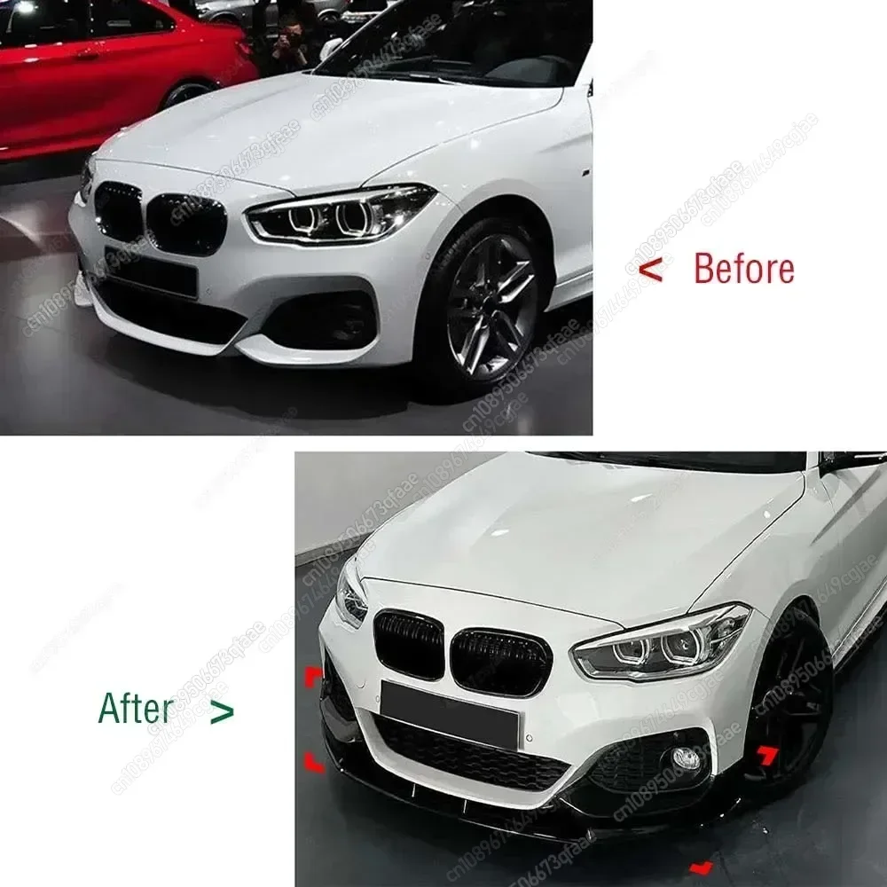 Фото Для BMW 1 серии F20 F21 M-Sport 118i 118d 120i 120d M135i M140i 2015-2019 Личный передний бампер, спойлер, диффузор, комплект кузова №2