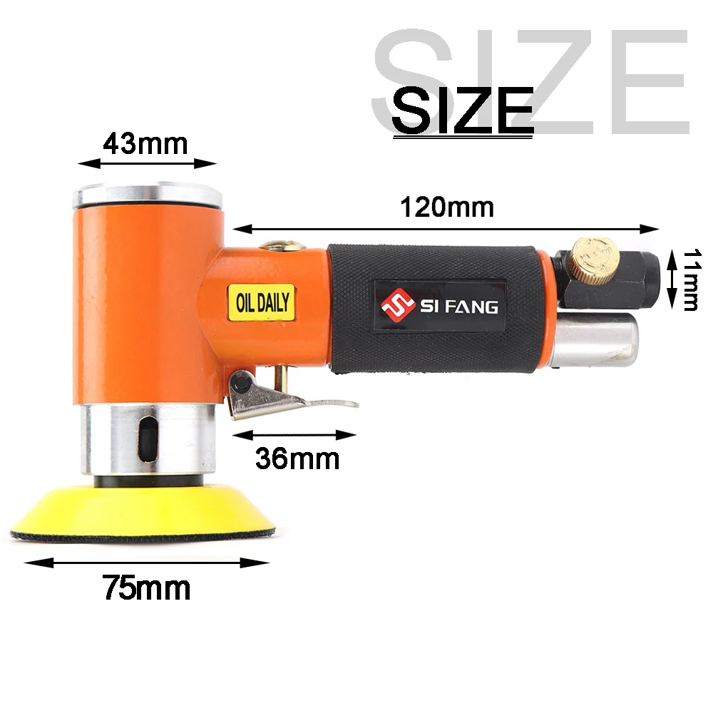 NuoDunco орбитальный пневматический мини-шлифовальный инструмент 36 шт. для