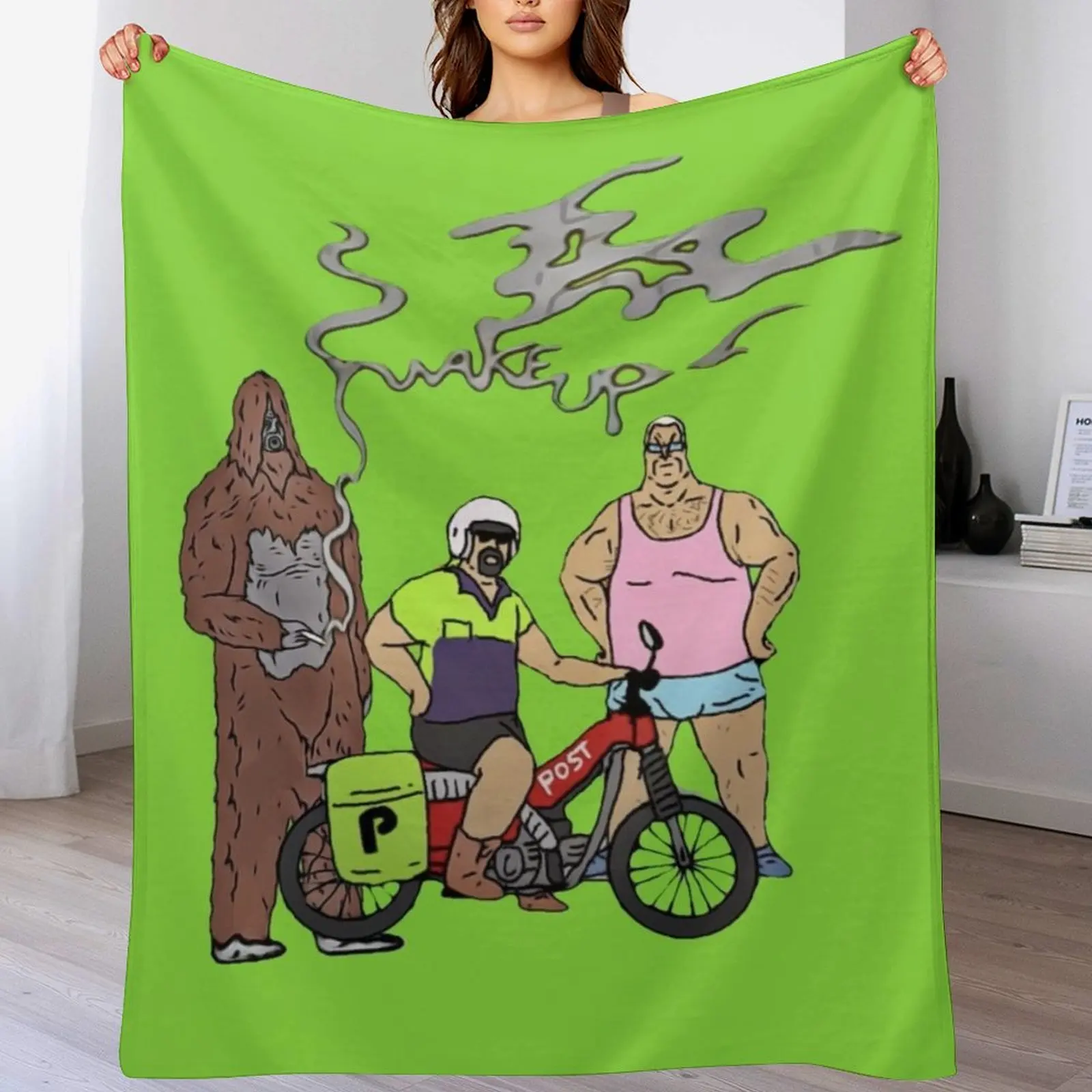 Одеяло Sassy с принтом лес Майк Нолан Пробуждение большого шоу одиночное тепловое