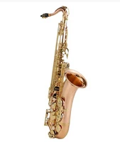 tenor saxophone bb key gold lacquer with high f instrumentos musicales sax tenor rose brass body with cataphoric key