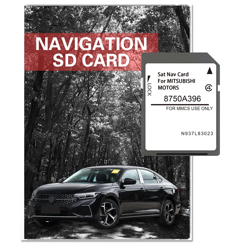 Комплект SD Navi Европа Великобритания для Mitsubishi Outlander Pajero ASX Lancer Navigation 16 ГБ Sat Nav с