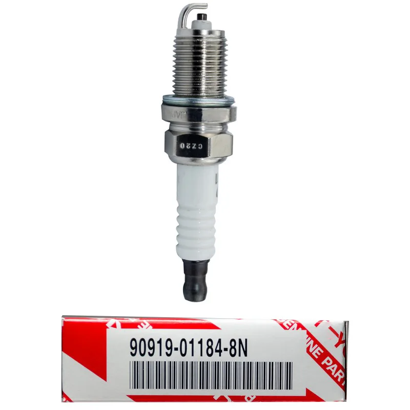 

4 шт. 90919-01184 K20RU11 обычная свеча зажигания для Toyota Daihatsu Yaris Rav4 Camry Perodua 9091901184 K20R-U11 90919 01184