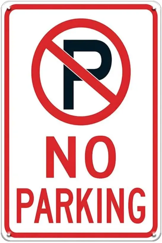 

Знак "Стоянка запрещена" из алюминия