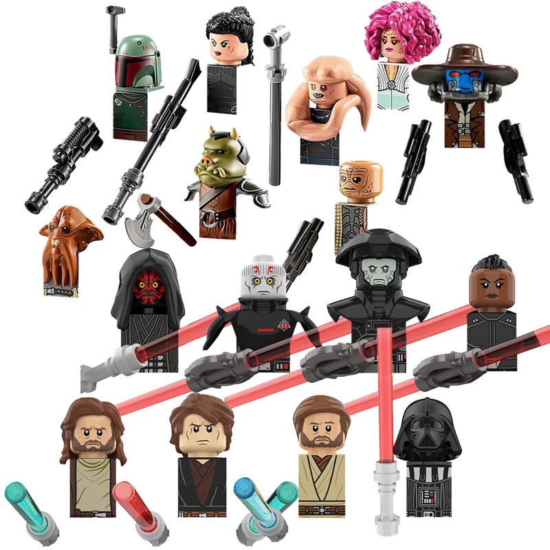 Новые Звездные мини-фигурки строительные блоки совместимые с конструктором