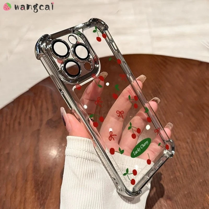 Для Vivo Y15S Y15A Y20 Y20s Y20a Y20i Y20T Y20G Y12A Y12s Y17 Y15 Y13 Y12 Y11 Чехол для телефона Красный вишневый фруктовый галстук-бабочка Мягкий чехол (art.: 3920cf43dbf5d) - 3920cf43dbf5d