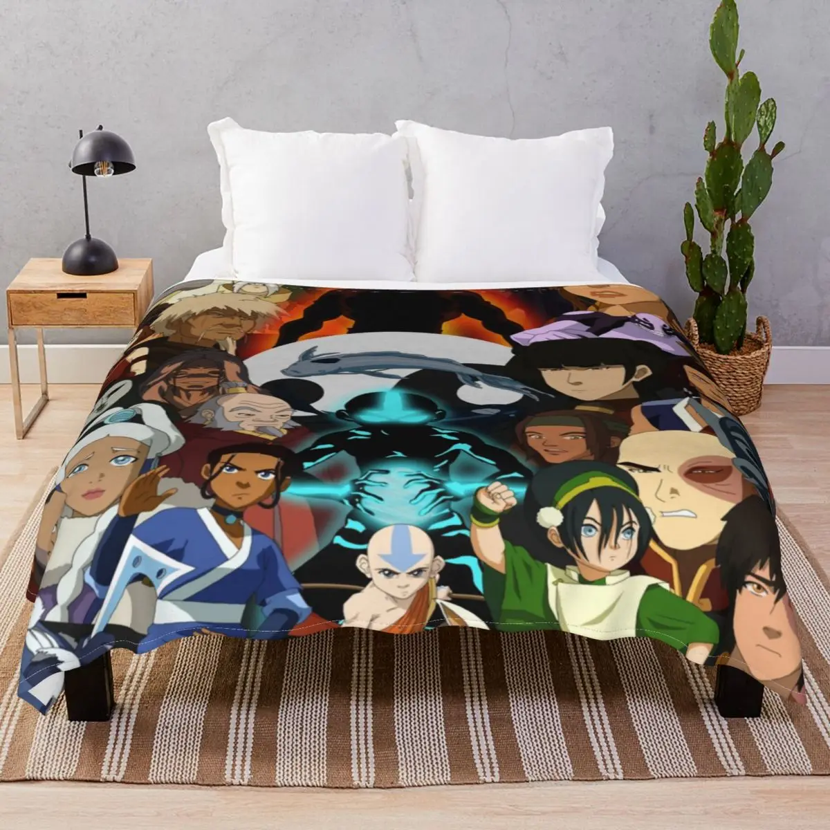 The World Of Avatar Blanket Flannel Plush Print Super Soft Throw Blankets for Bedding Sofa Camp Office