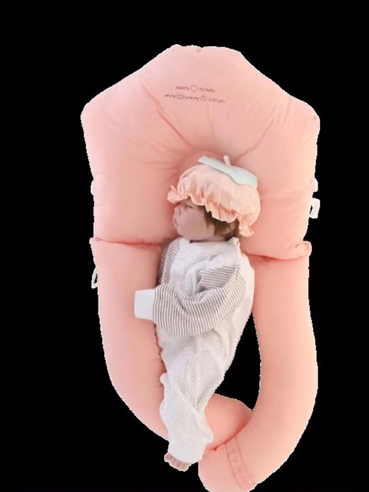 Newborn Baby Pillow Shaping Pillow 0-1 Year-old Pacify Hemiplegia Correction Correction Hemiplegia Baby U-shaped Pacify Pillows