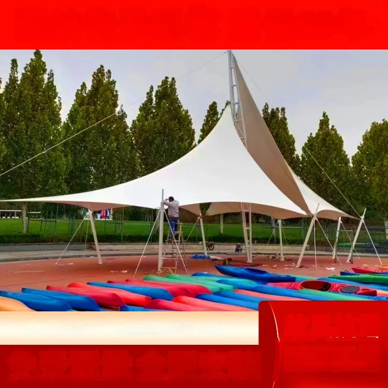 Shencai Натяжная пленочная конструкция ландшафтный навес баскетбольная площадка
