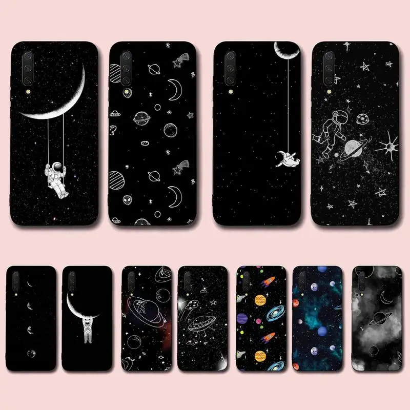 

Yinuoda Moon Astronaut Phone Case for Xiaomi mi 5 6 8 9 10 lite pro SE Mix 2s 3 F1 Max2 3