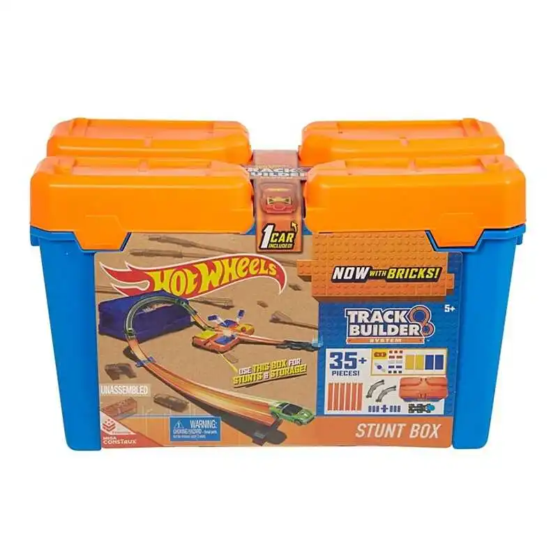 Hot Wheels DWW95 Track Builder трюковая коробка разнообразие классный базовый трек детская