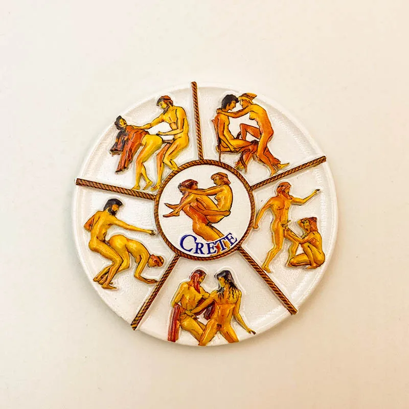 

3D магнитные магниты на холодильник, креативные диски, греческие, дорожные сувениры, картины из смолы, дизайн магнитов на холодильник, подарки