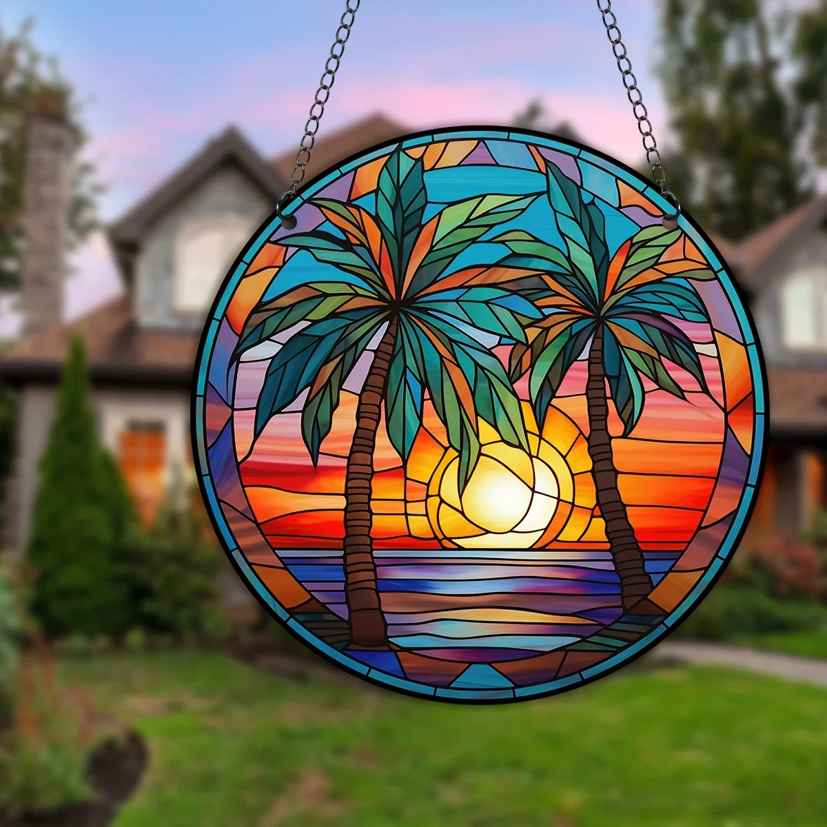 Акриловый круглый декор