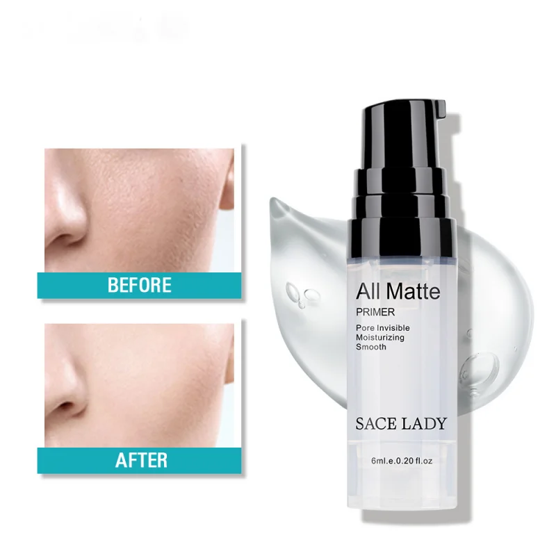 

6/12ml Makeup Primer Invisible Face Pores Hydrating Makeup Base Long Lasting Face Primer Gel Pore Light Primer Matte Cosmetics