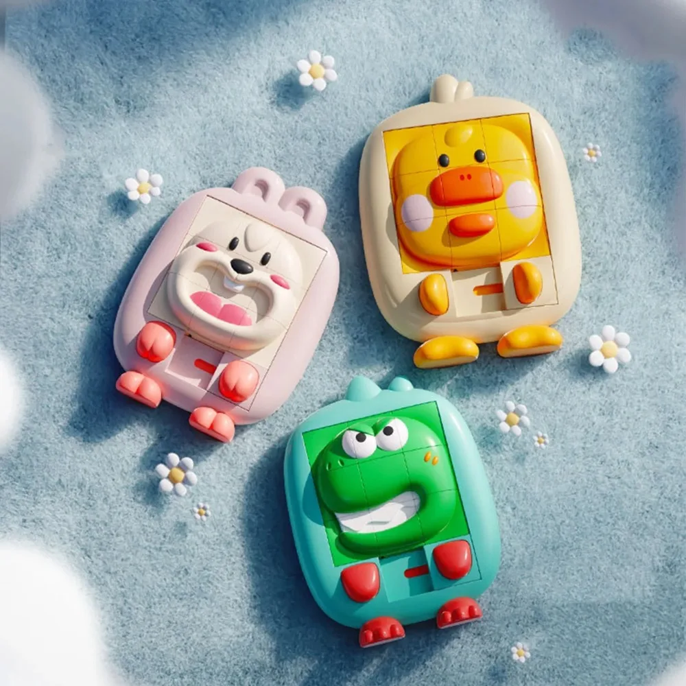 Мультяшные 3D дорожные настольные игры Huarong Обучающие игрушки девять дворцовых