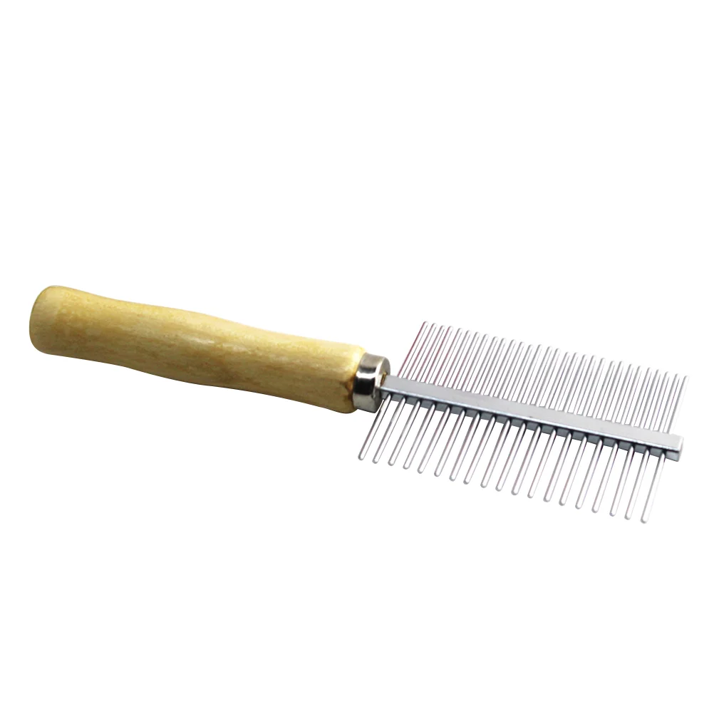 

1 PC Comb Double Handle Stainless Steel Shedding Comb Grooming Comb Brush for Cat