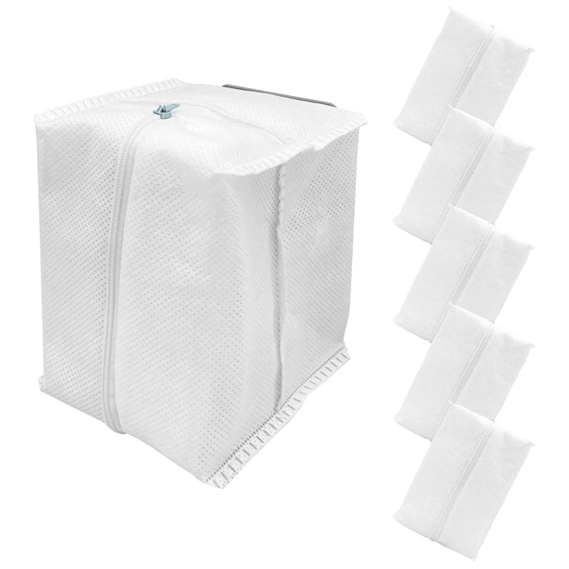 

6 Pack Reusable Vacuum Bags For Irobot Roomba I & S & J Series, Vacuum Replacement Bags