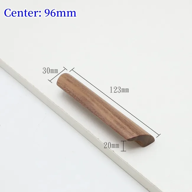 Деревянные ручки для шкафов из ореха