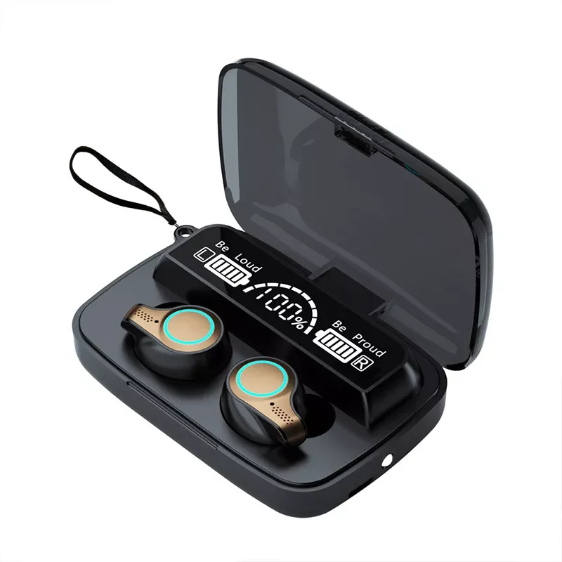 

Briame M9-18 Wireless Headphones 3000mAh power bank Bluetooth 5.1 Earphones Sport LED digital display Headset Charging box