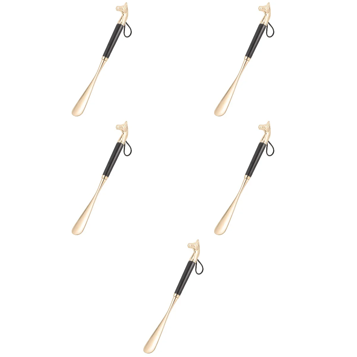 

5pcs Shoe Horn Handle Shoe Lifter Portable Shoes Wearing Tool for Kids Adults