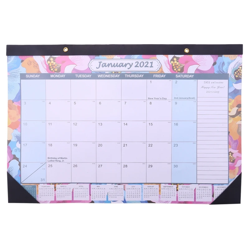 

2021 Desk Calendar 12 Months Monthly Planner 2021 Calendar Desk Memo Daily Schedule Agenda Organizer Office
