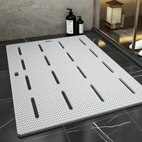 bathroom doormats modern simple style solid color carpet pe material breathable eco friendly rug waterproof and non slip mat