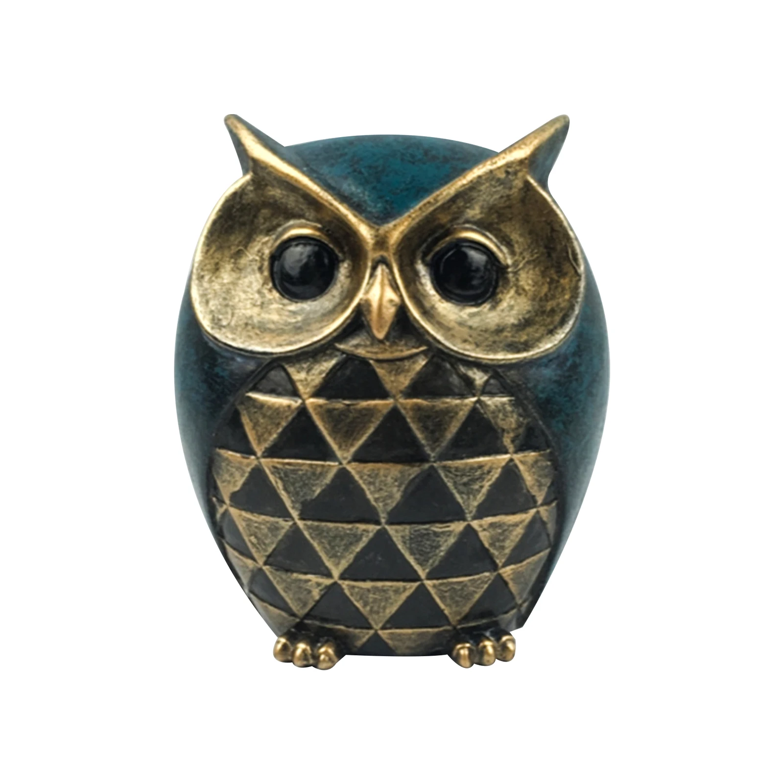

Owl Figurine Crafts Indoor Cute Home Decor Gift Standing Desktop Ornament Animal Bookshelf Office Living Room Resin Bedroom