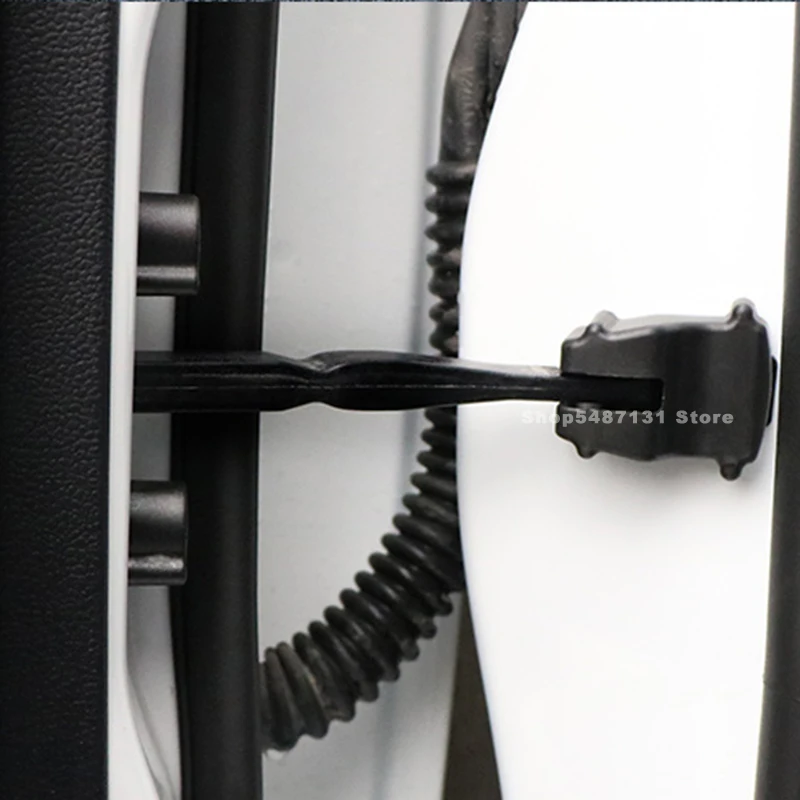 Автомобильный ограничитель дверей нержавеющий протектор защелка наклейка