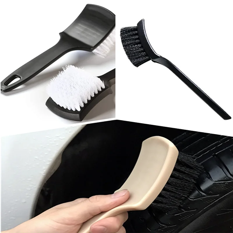 Auto Tire Rim Brush Wheel Hub Cleaning Brushes Accessories W