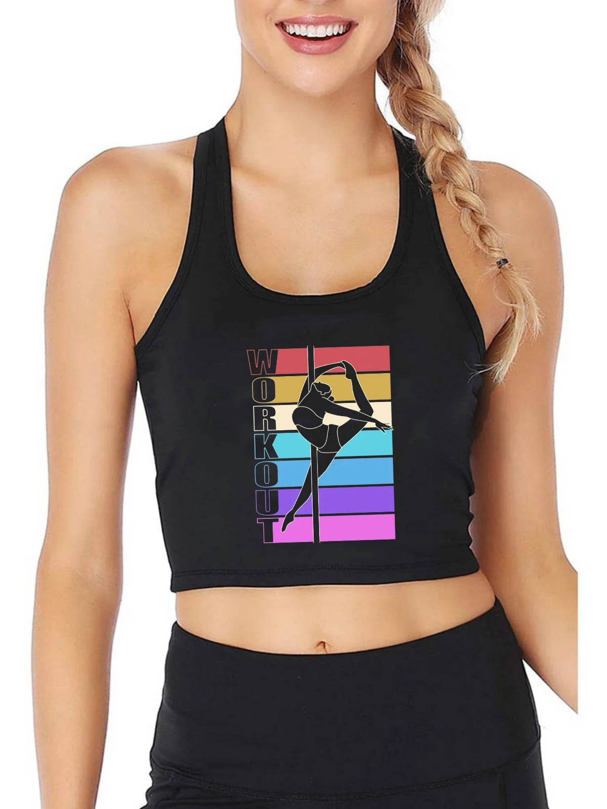 

Топ тренировочный в стиле ретро для танцев на шесте