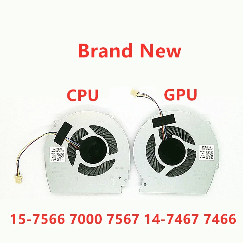 

Brand New Laptop GPU CPU Cooling Fan Radiation For Dell 15R 15-7566 7000 7567 14-7467 7466